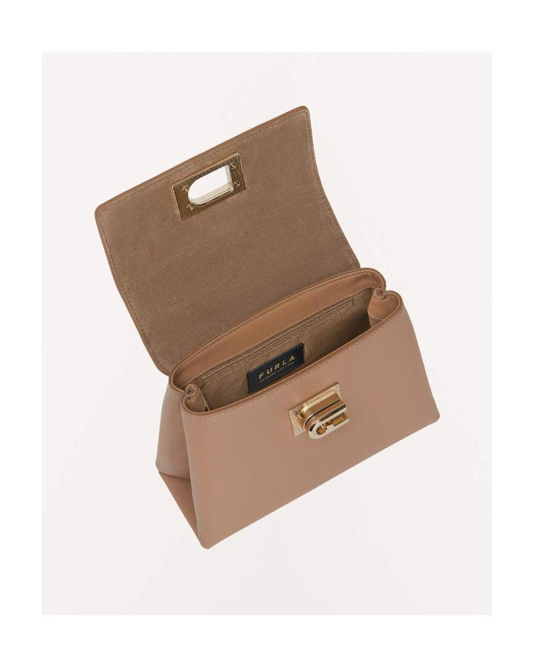 Furla Natural Leather Tote Bag