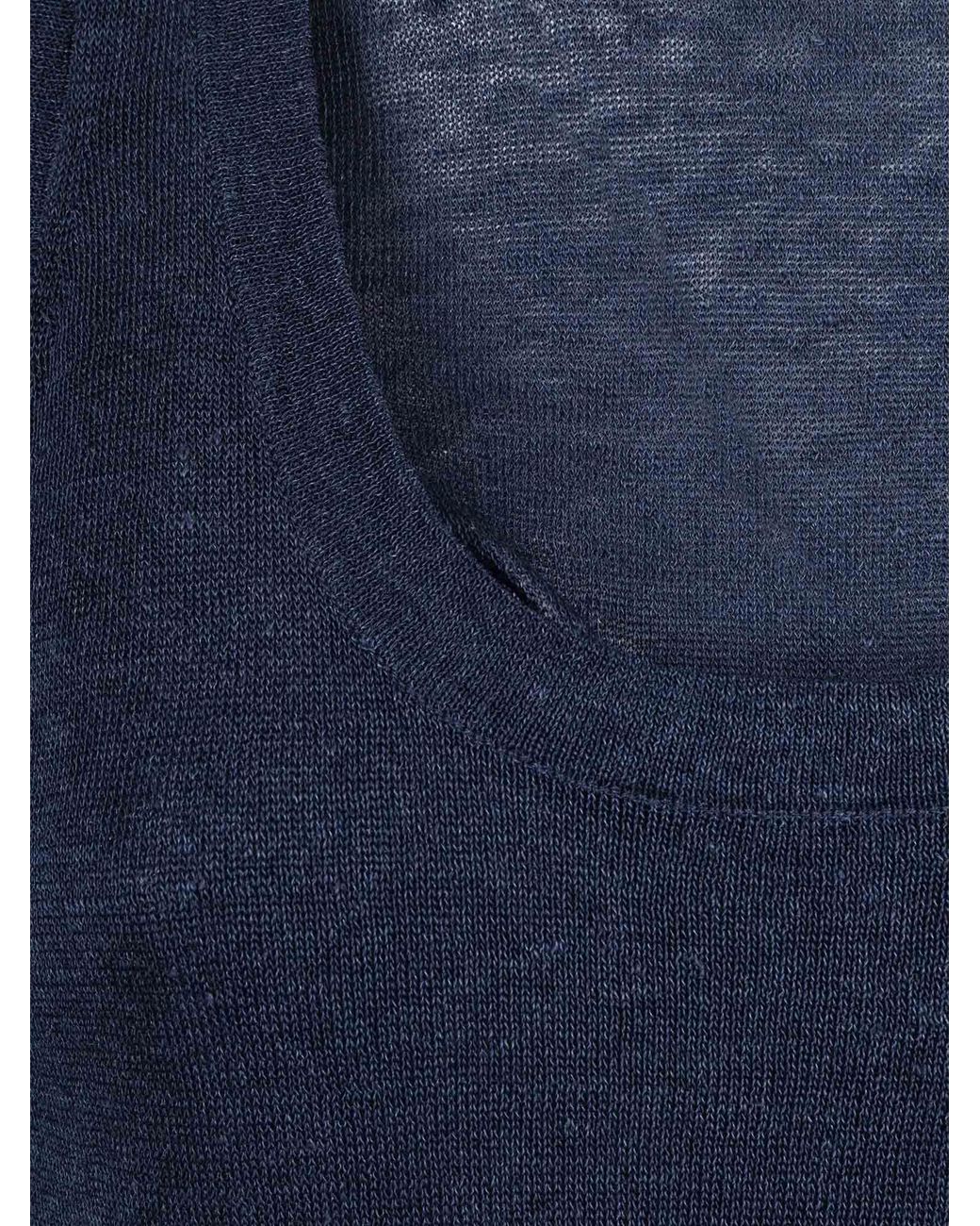 P.A.R.O.S.H. Blue Babylon Layered-Effect Top