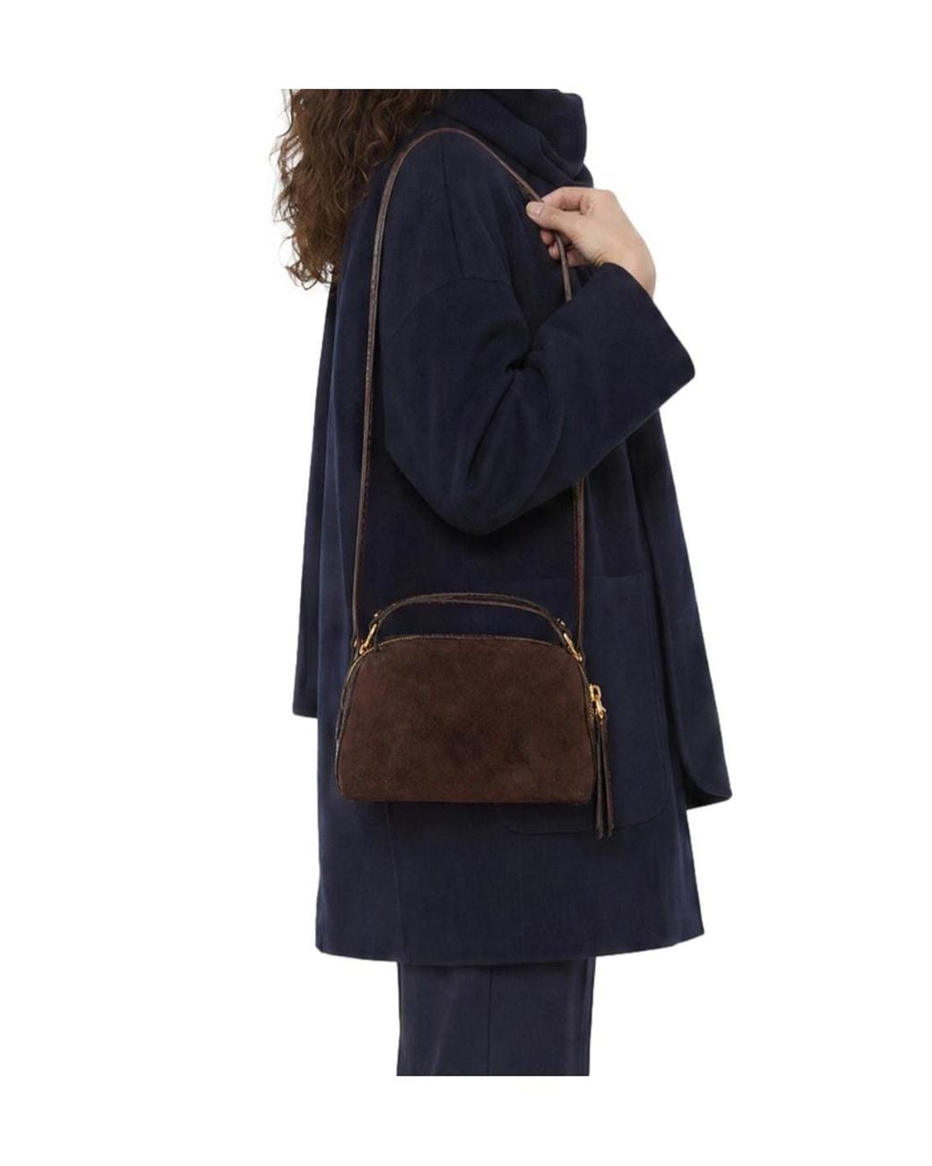 Gianni Chiarini Black Top-Handle Shoulder Bag