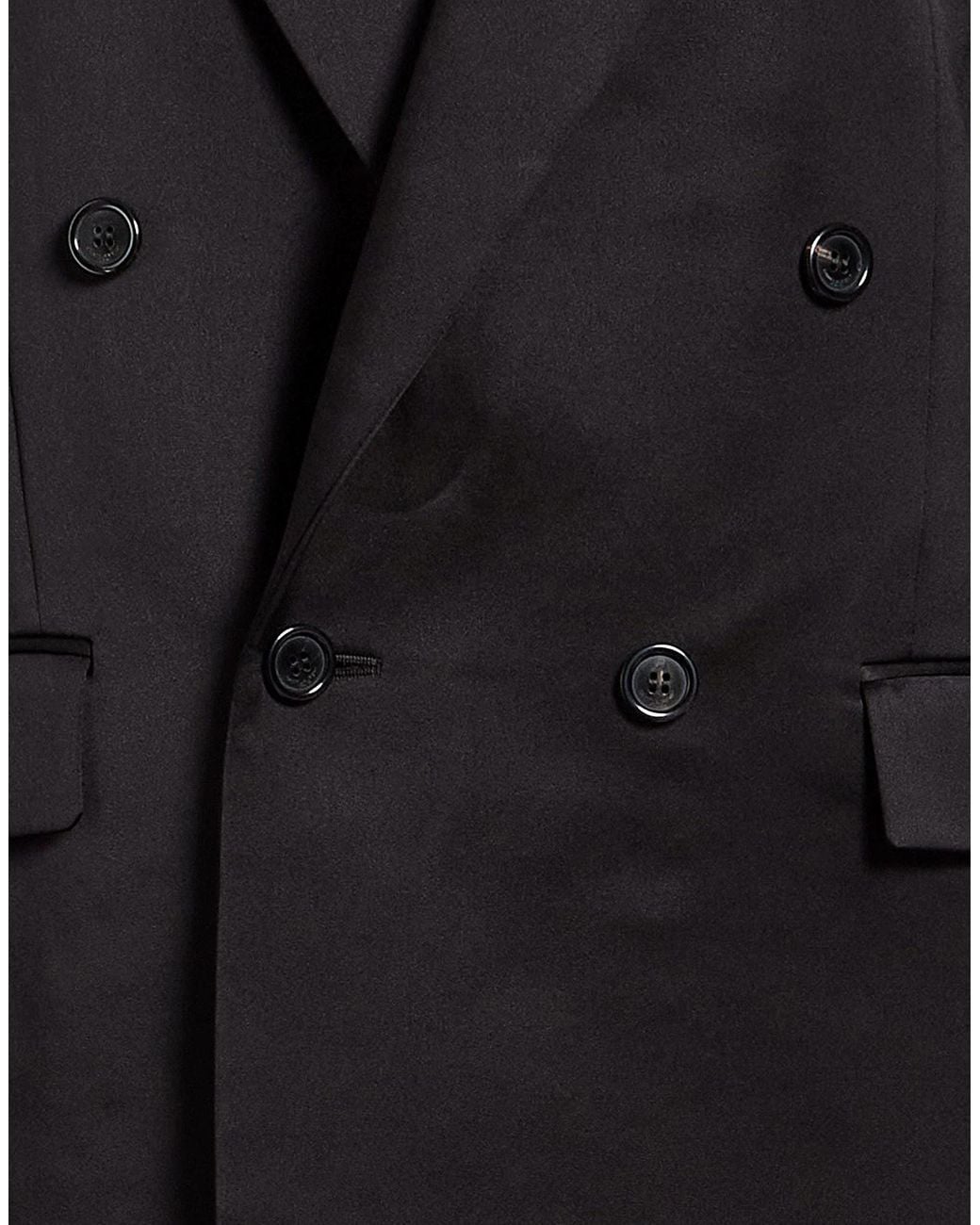 Saint Laurent Black Minimalist Double- Blazer