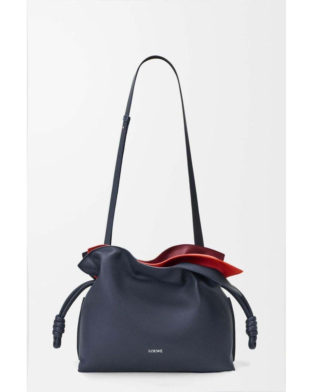 Loewe Blue Medium Layered Flamenco Clutch