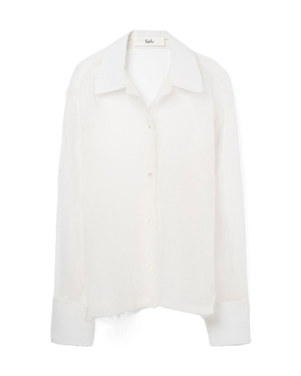 Séfr White Long-Sleeved Shirt