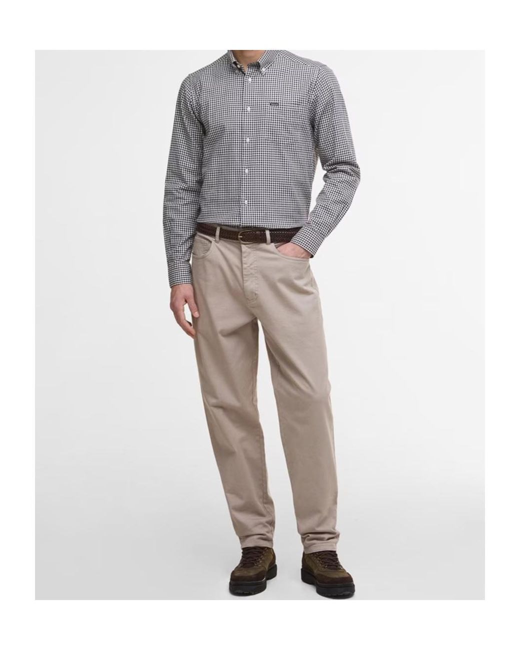 Barbour Gray Padshaw Tailored Shirt for men