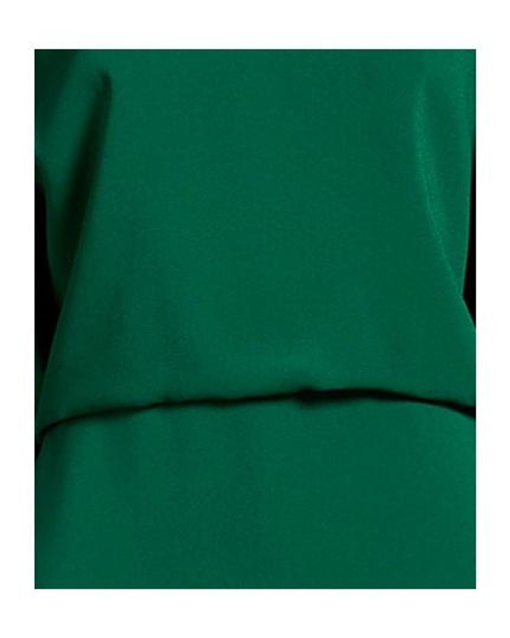 Max Mara Green Solidcolor Fitted Dress