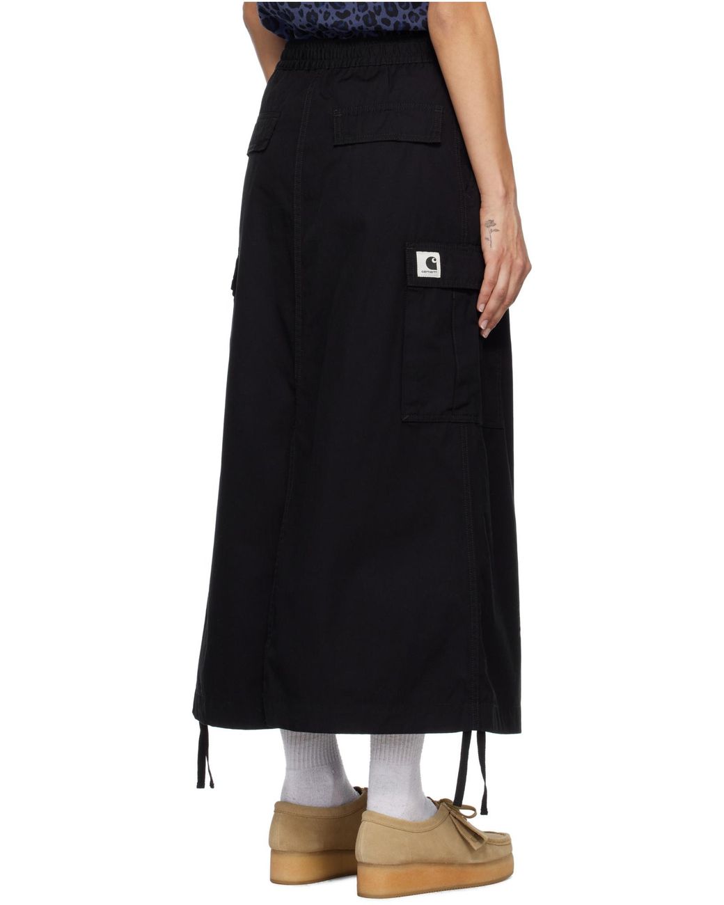 Carhartt Blue W' Maxi Cargo Skirt