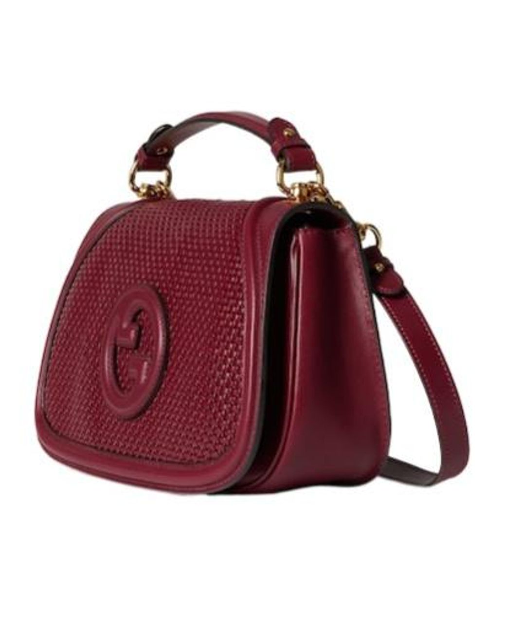 GUCCI バーガンディ ショッピングバッグ gucci-6207-Blondie-Large-Top-