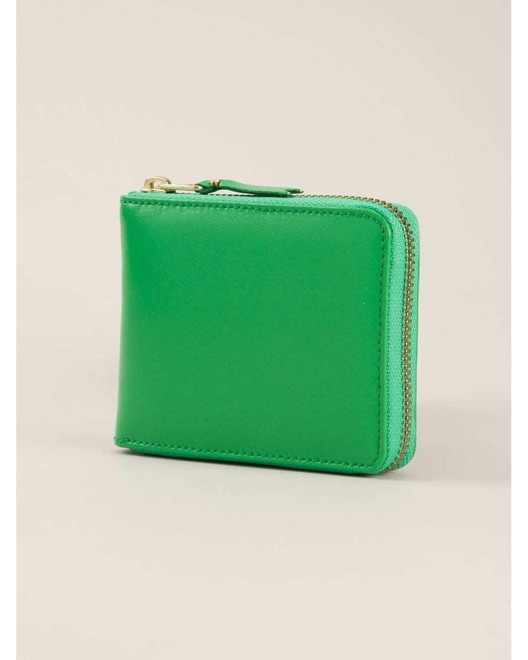 Comme des Garçons Green Comme Des Garçons Wallet Classic Zipped Wallet for men