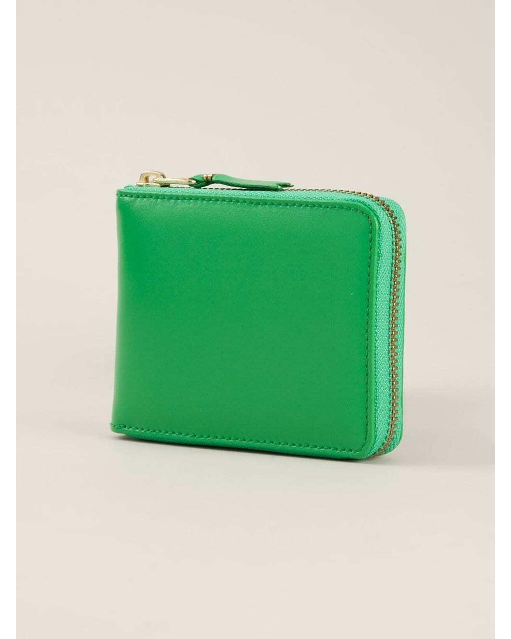 Comme des Garçons Green Comme Des Garçons Wallet Classic Zipped Wallet for men