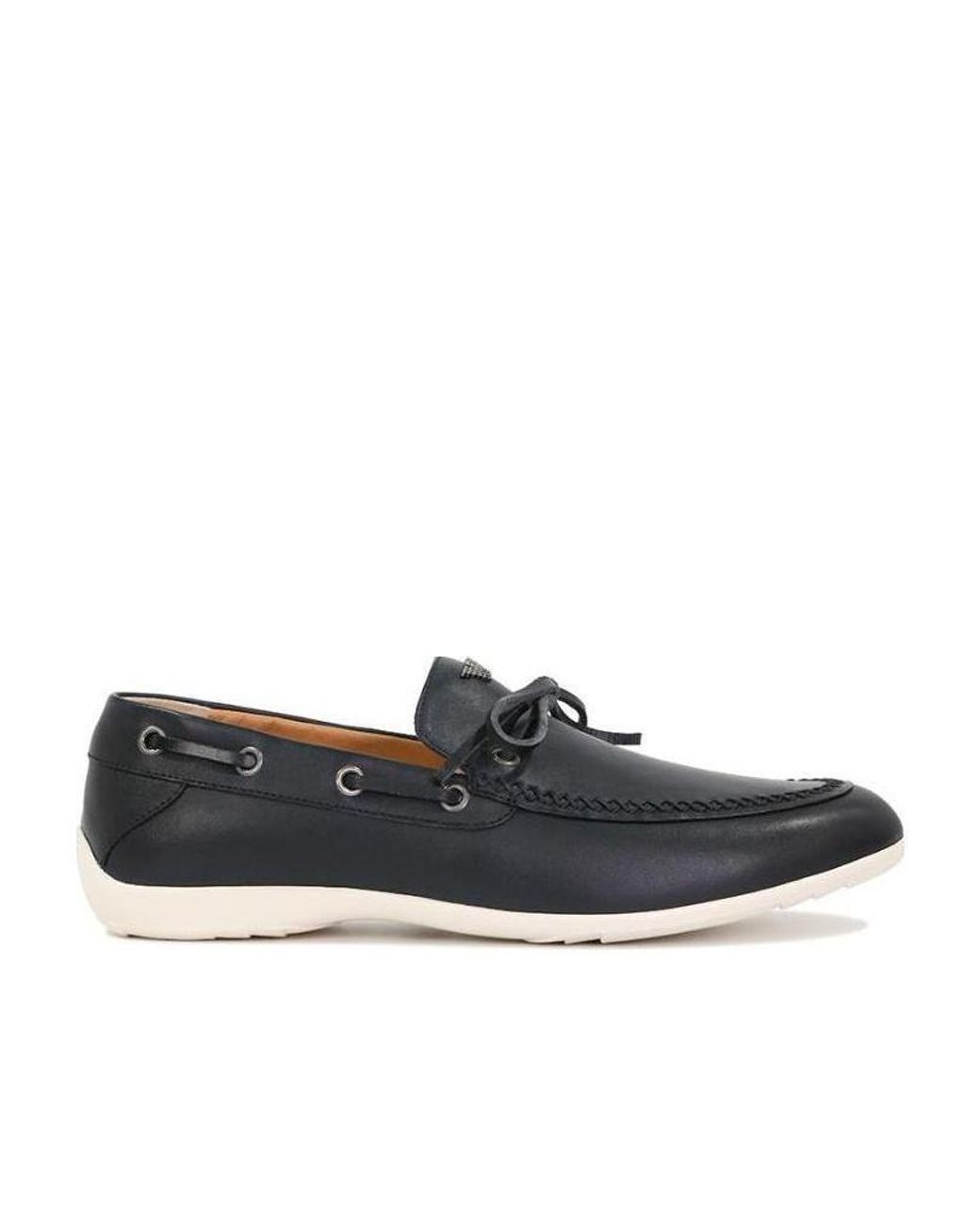 Armani Jeans Blue Logo Details Business Casual Shoes for men
