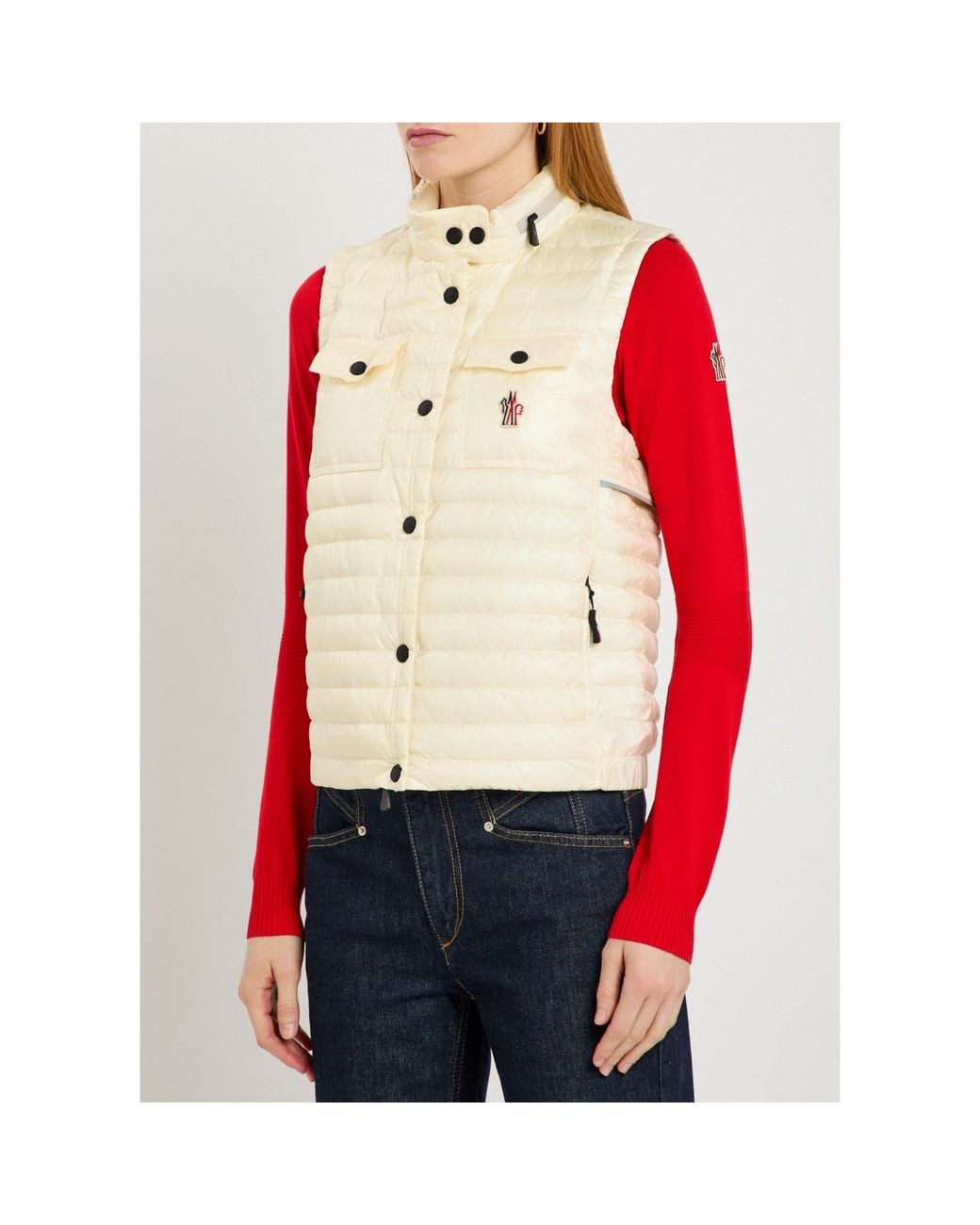 Moncler Natural A Lightweight And Warm Vest