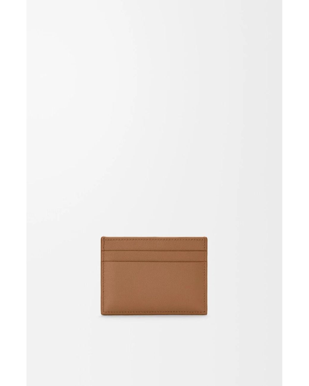 Loewe Brown Futurist Cat Printed Card Holder