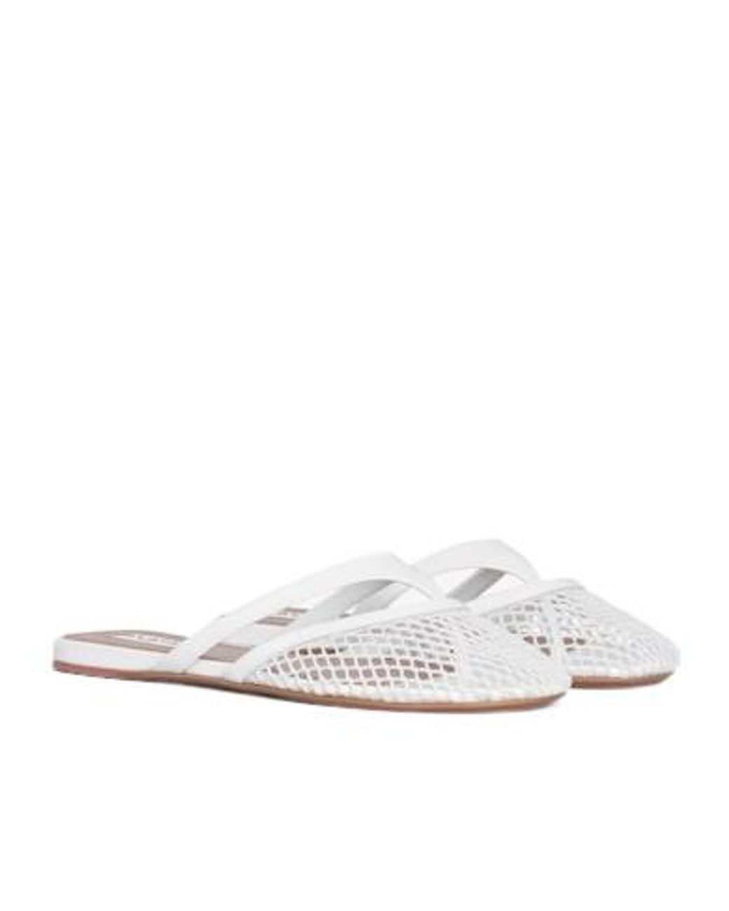 Alaïa White Alaïa Infradito Flat Mules