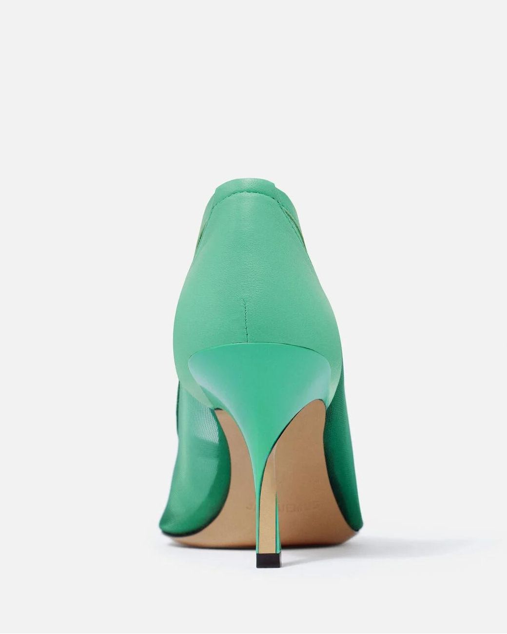 Jacquemus Green 80Mm Les Escarpins Tourni Pumps