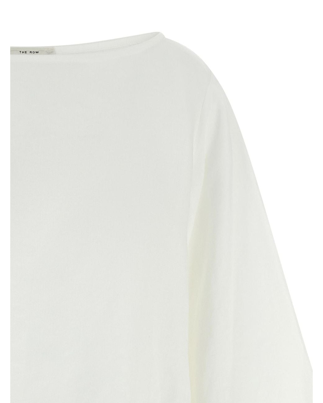 The Row White Regular Solid Top