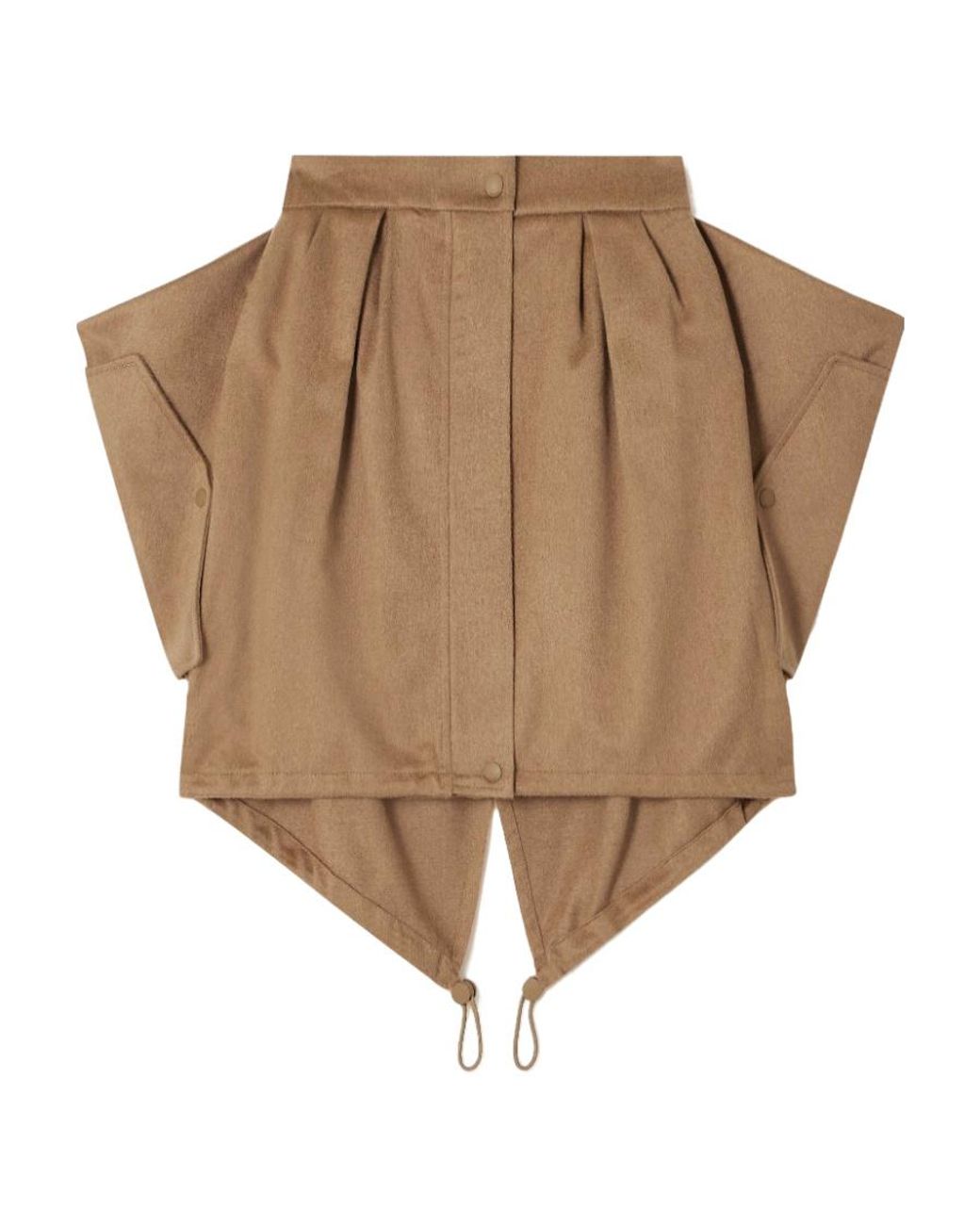 Max Mara Natural Ritmo Pleated Mini Skirt