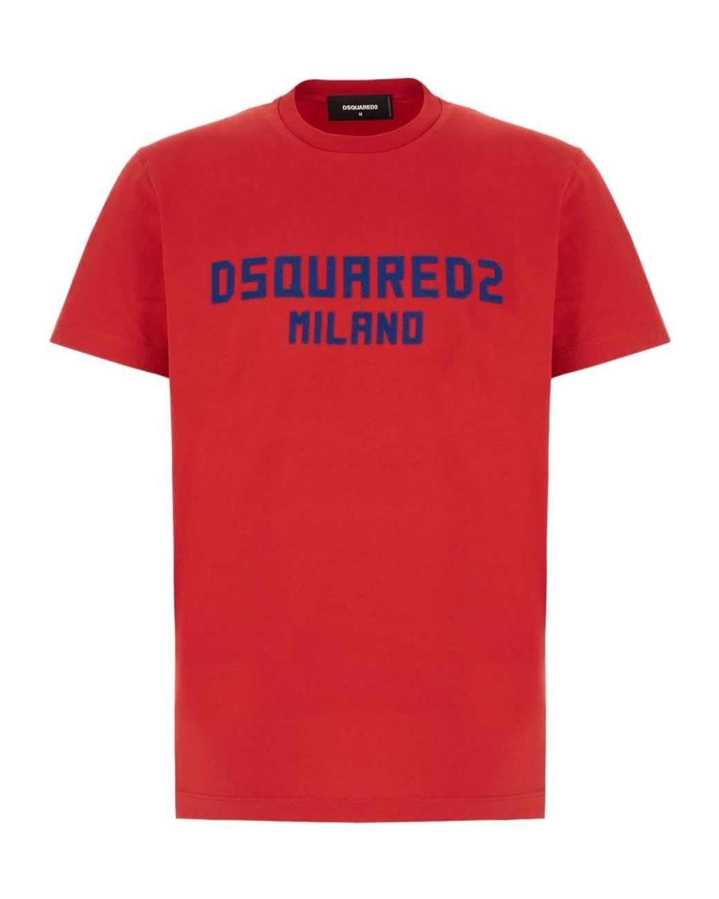 DSquared² Red Cool Fit Milano T-Shirt for men