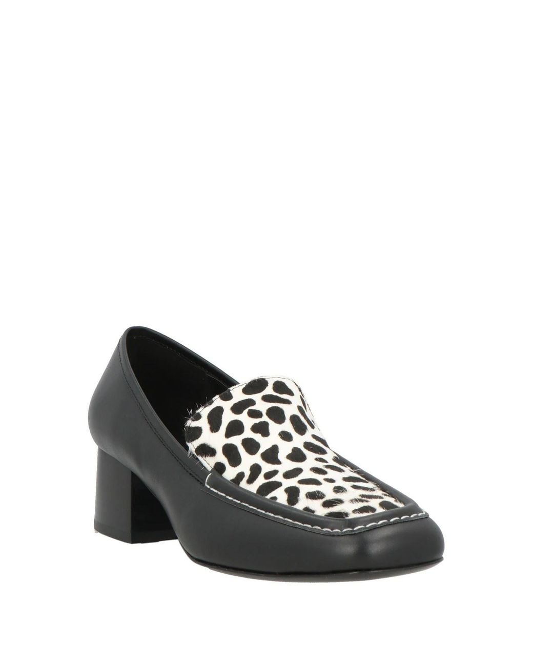 MAX&Co. Black Animal Print Loafers