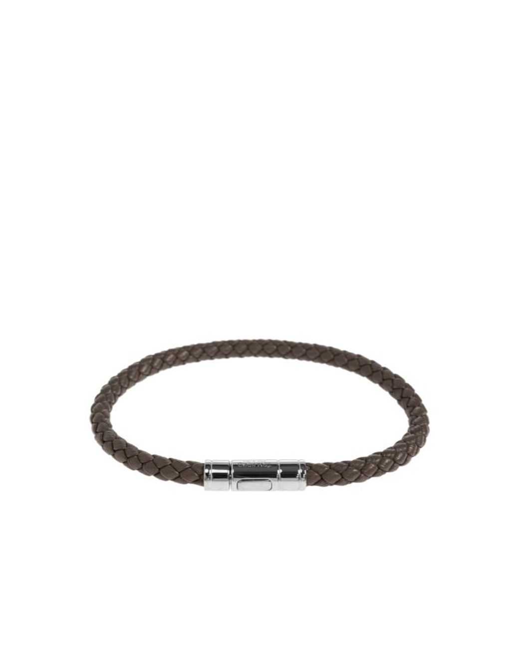Tom Ford Multicolor Braided Leather Bracelet for men