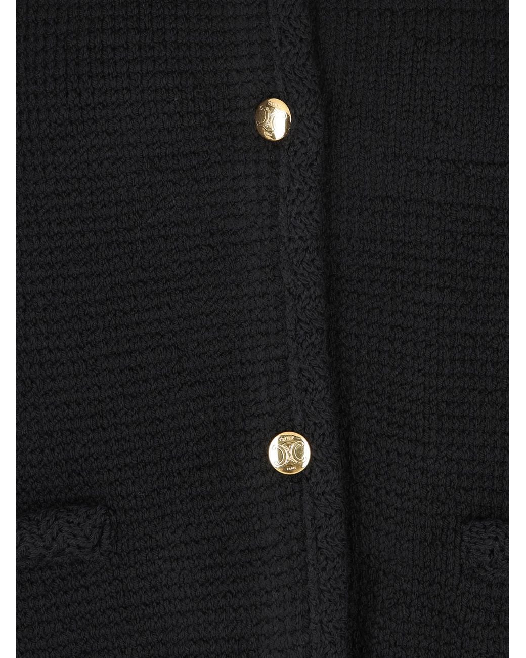 Céline Black Cardigan