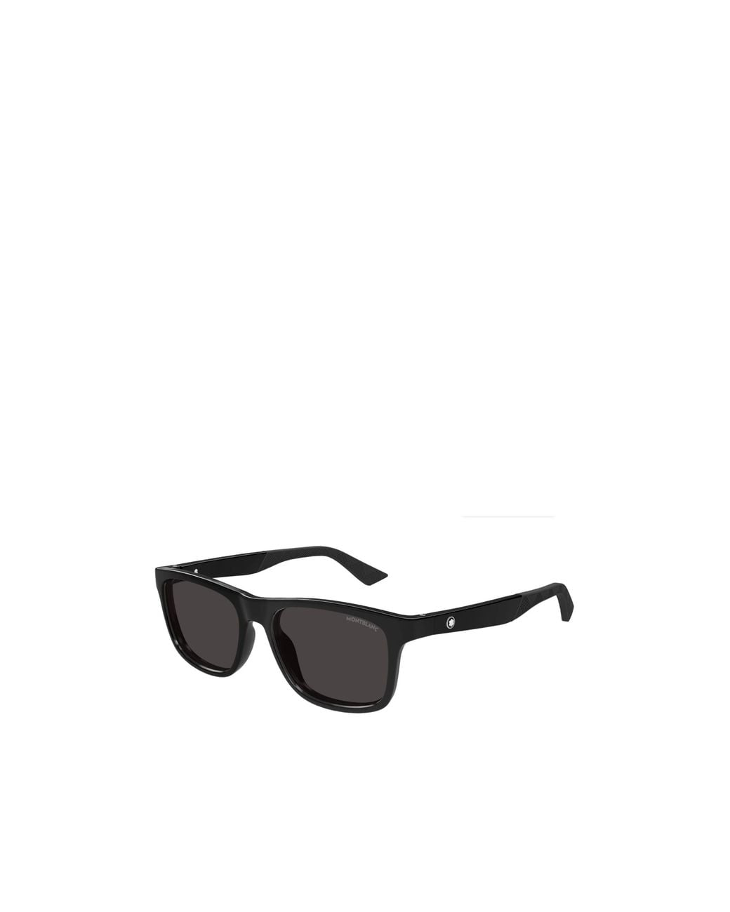 Montblanc Black Eyewear Rectangular Frame Sunglasses for men