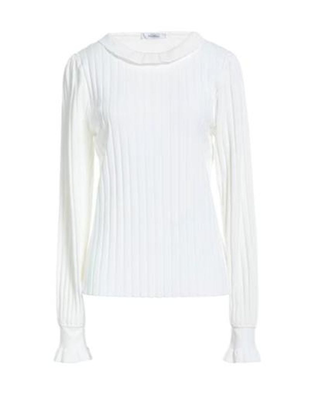 Max Mara White Long-Sleeved Knitwear