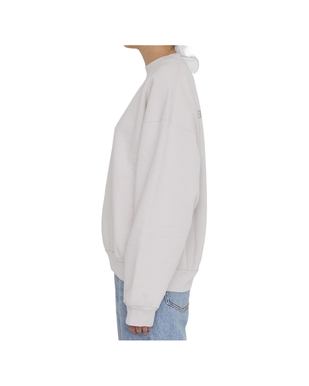 Balenciaga White Activewear Crewneck Sweatshirt