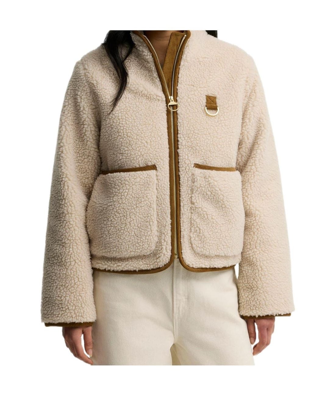Barbour Natural Elenora Zip-Up Jacket