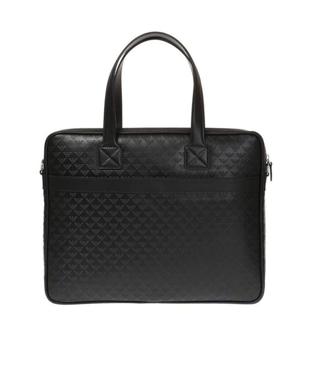 Emporio Armani Black Logo Zip Crossbody Bag for men