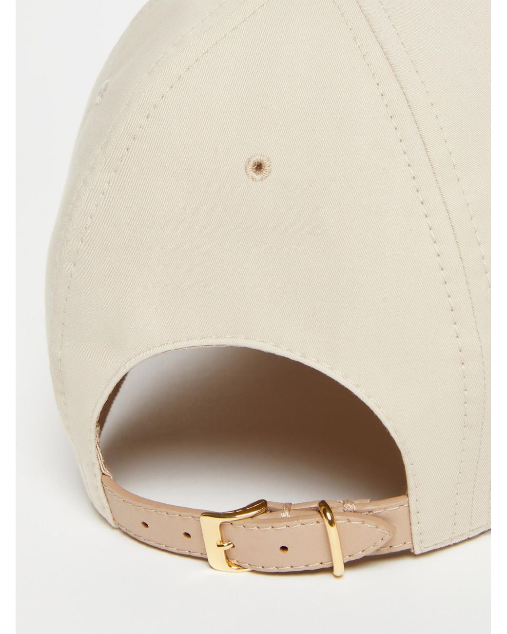Max Mara Natural Logo Embroidered Baseball Cap
