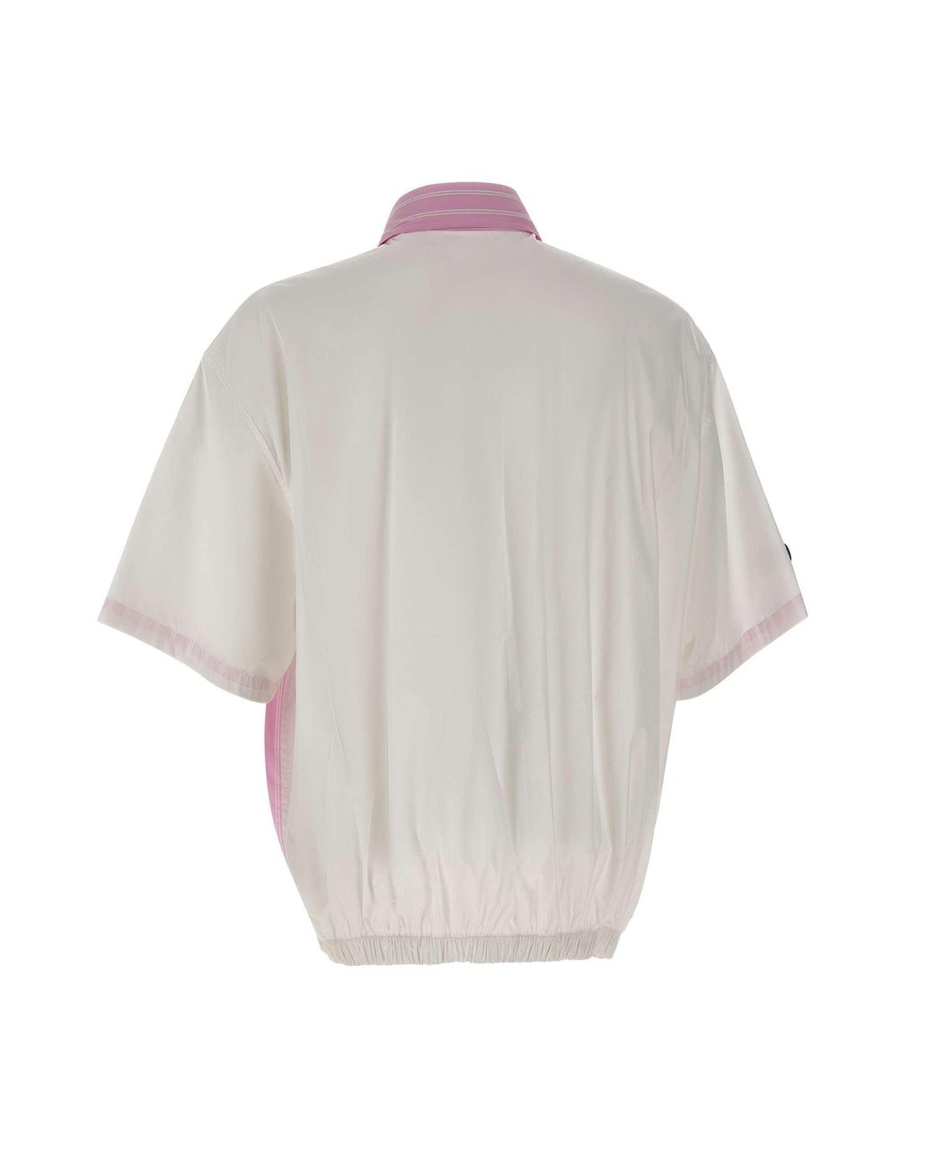 PDF CHANNEL Purple Striped Colour-Block Shirt for men