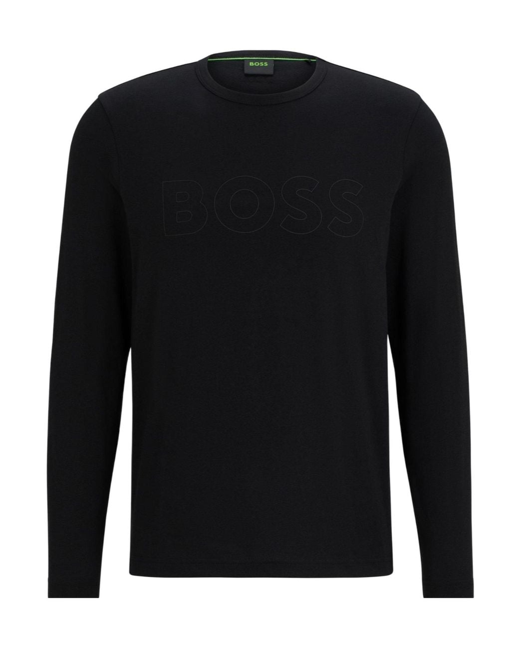 Boss Black Crew Neck Longsleeve Tee for men