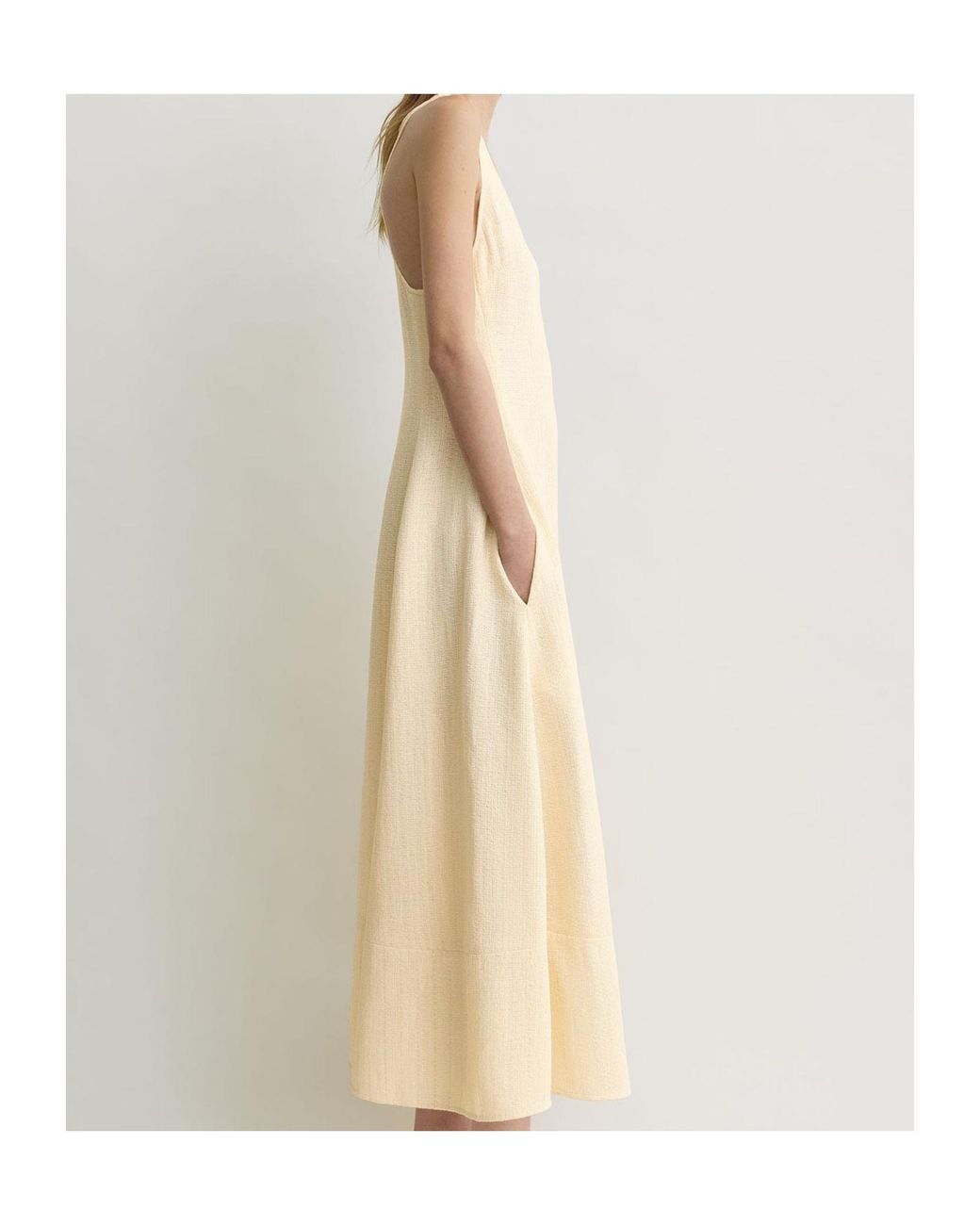 Totême  Natural Sculpted Cotton Dress
