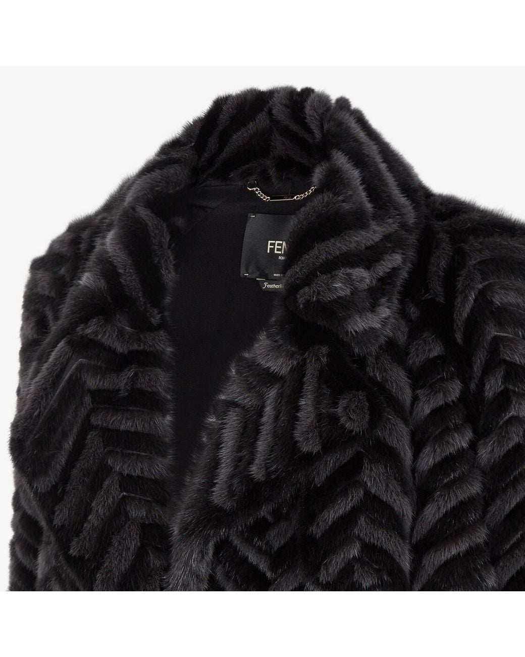 Fendi Black Mink Coat