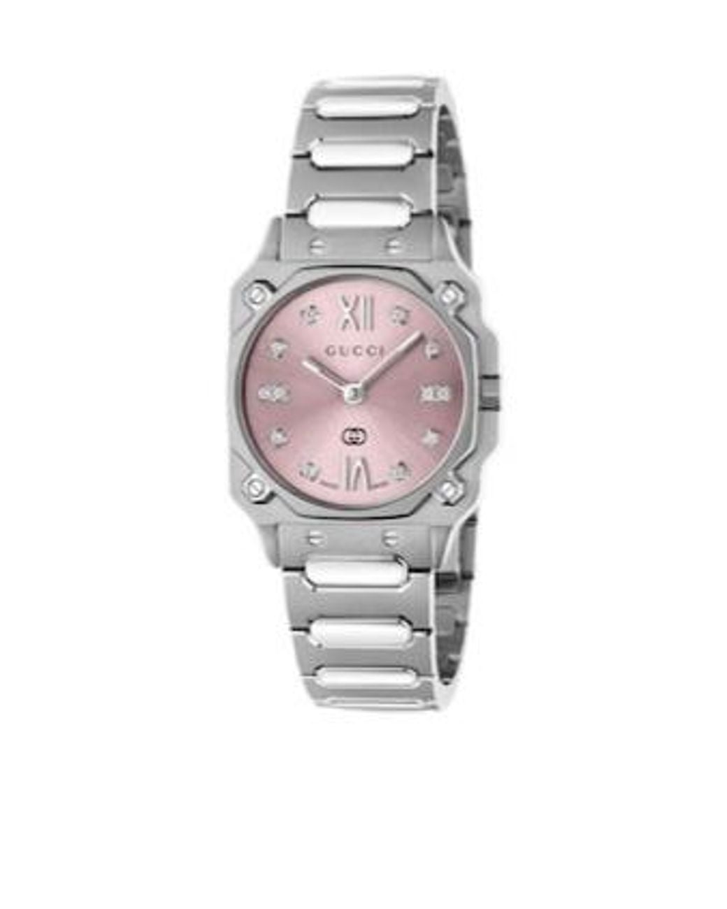 Gucci White G-Flat Watch, 24Mm