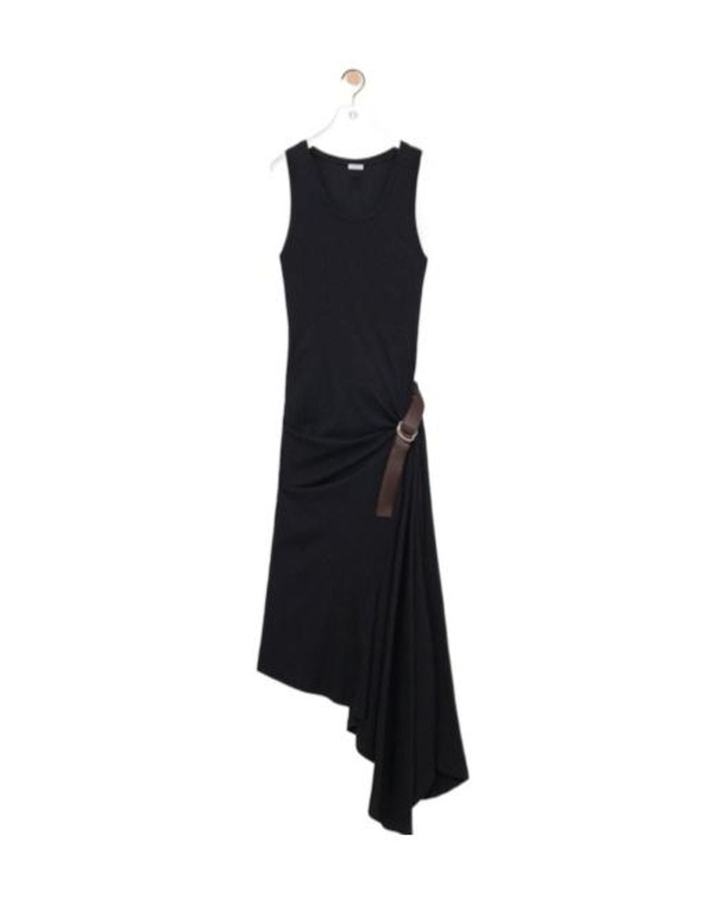 Loewe Black Asymmetric Tank Dress
