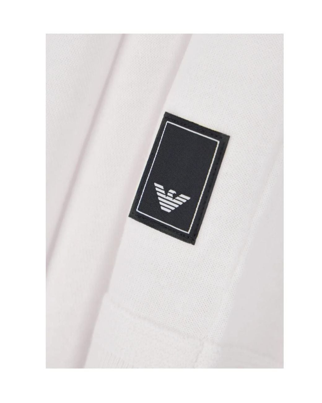 Emporio Armani White Short-Sleeved Sweater for men