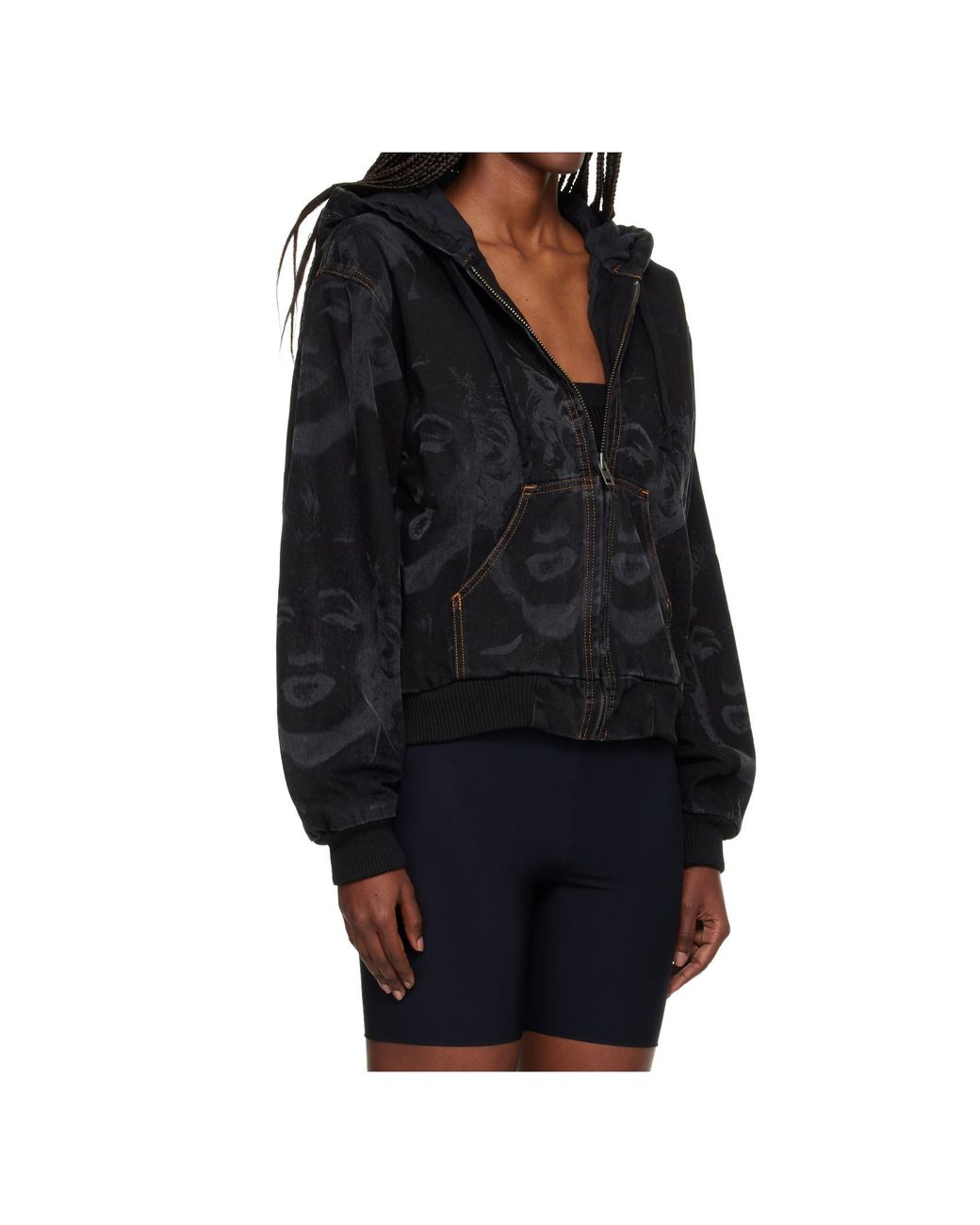 VAQUERA Black Marilyn Denim Jacket for men