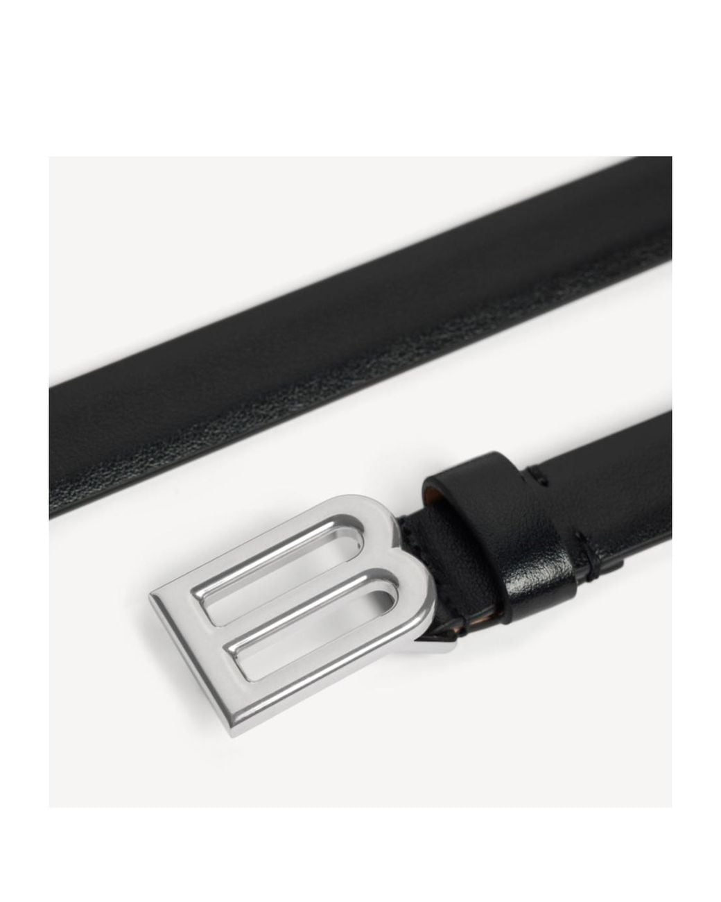 Balenciaga White Bolero B Belt for men