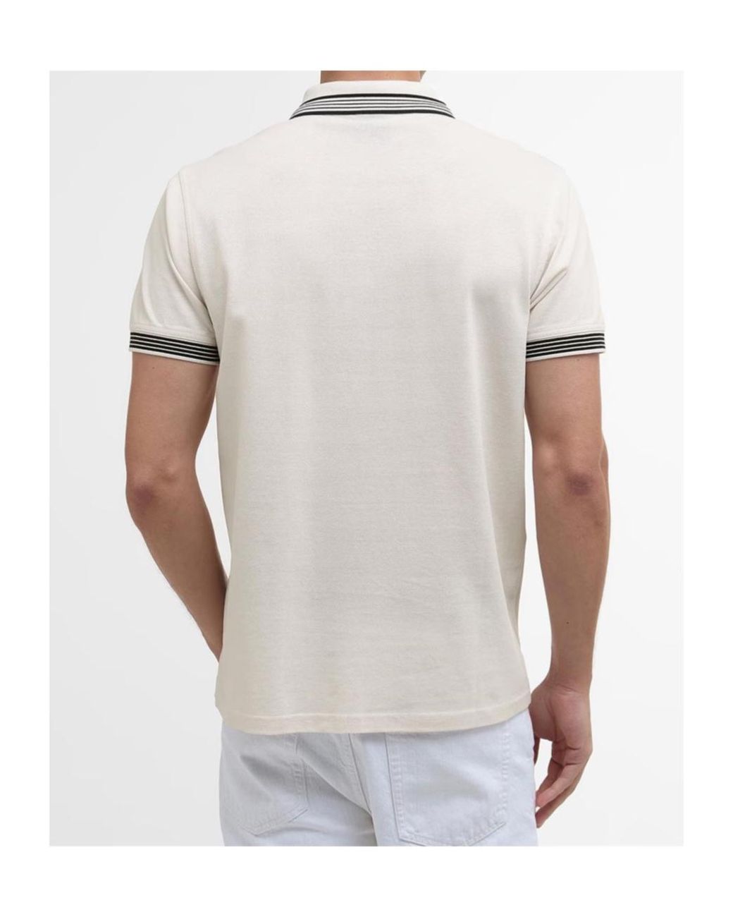 Barbour White Upham Polo Shirt for men