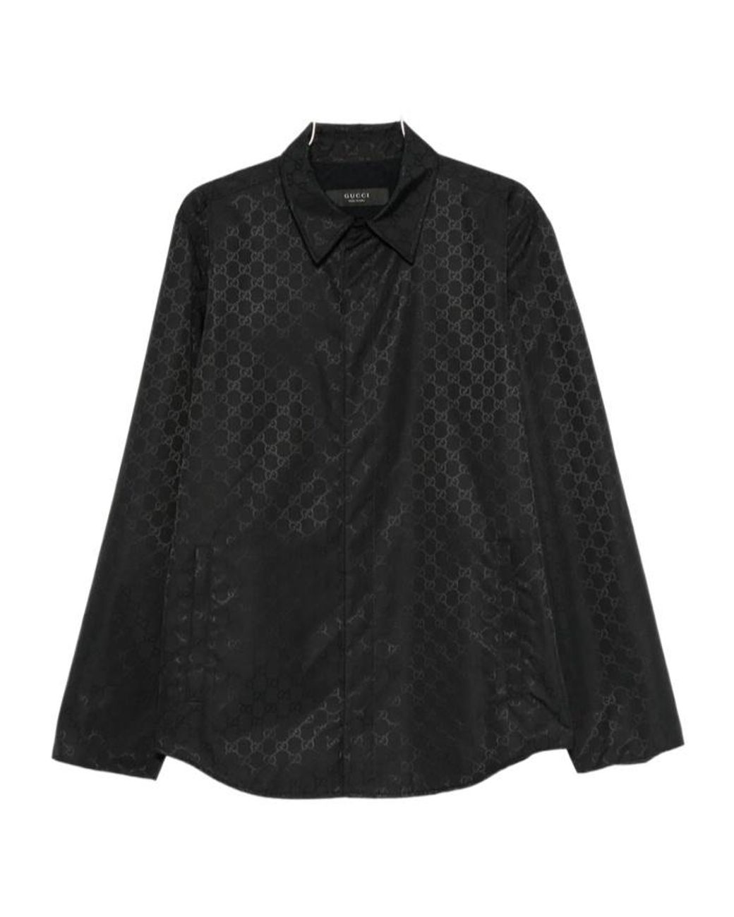 Gucci Black Spw Quilted Collar Jacket for men