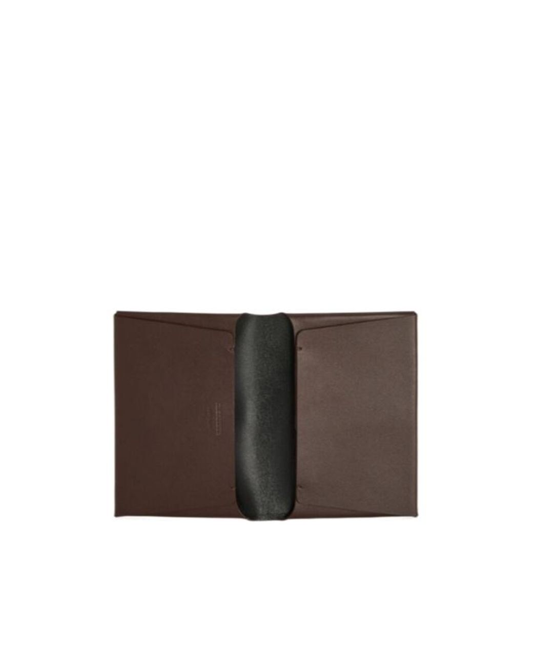 Jil Sander Brown Folded Passport Holder for men