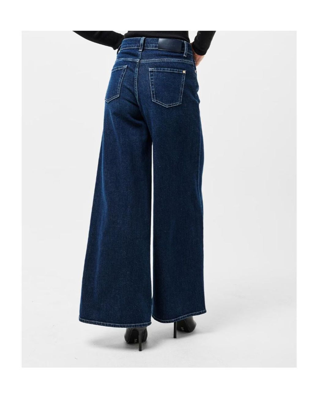 7 For All Mankind Blue Belt Loop Jeans