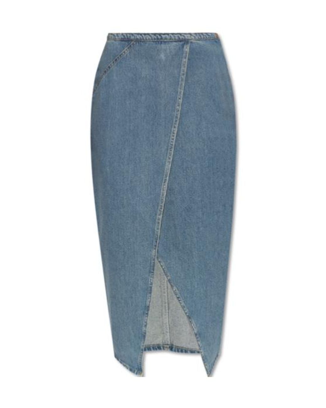 IRO Blue Denim Skirt