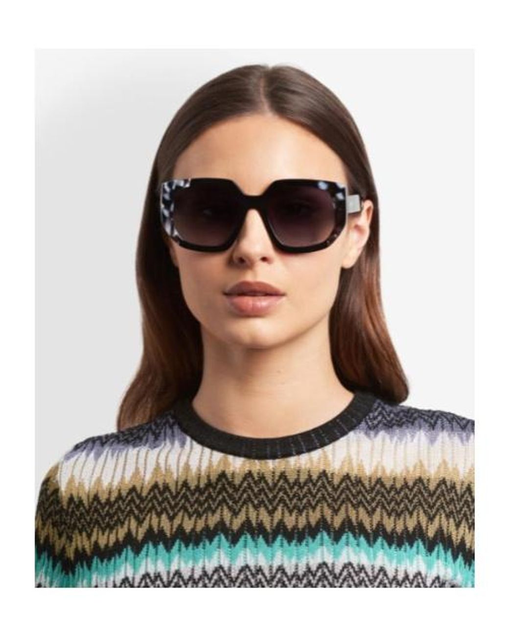Missoni Multicolor Full Frame Sunglasses