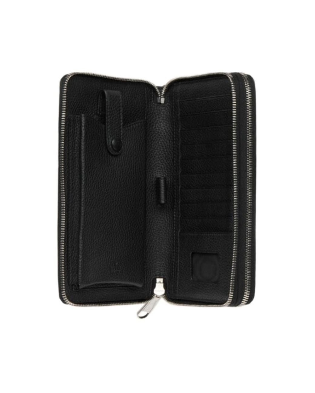 Gucci Black Jumbo Gg Zip-Up Document Case for men