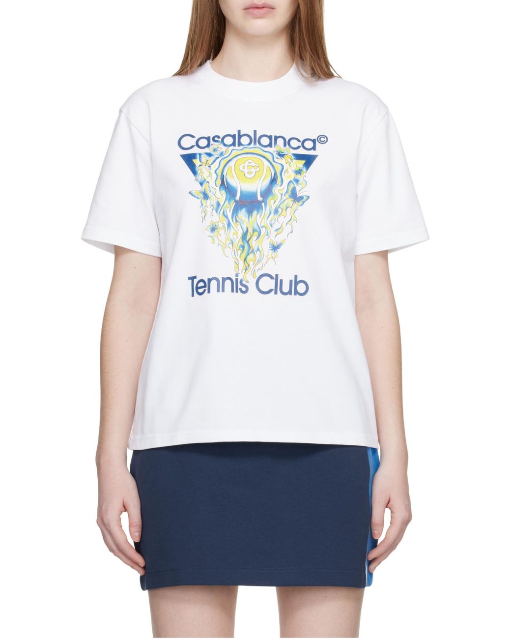 Casablanca White T-Shirt With Logo