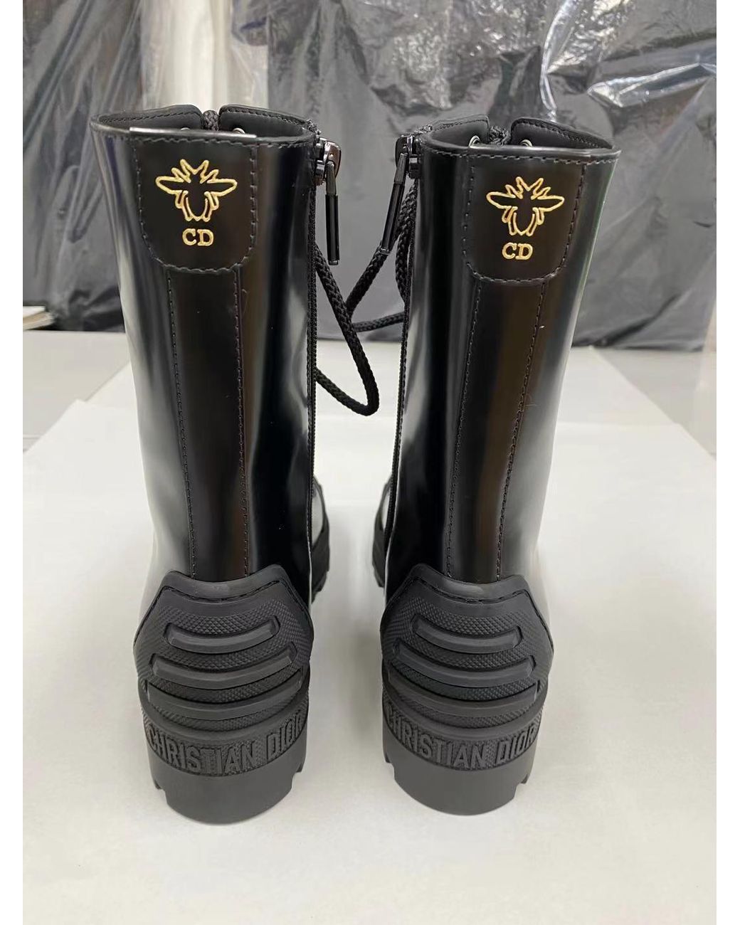 Dior Black Laced Boots