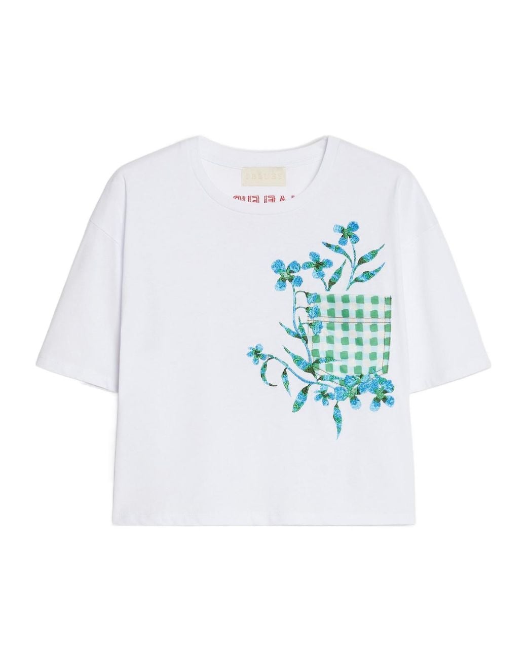 iBlues White Cropped T-Shirt