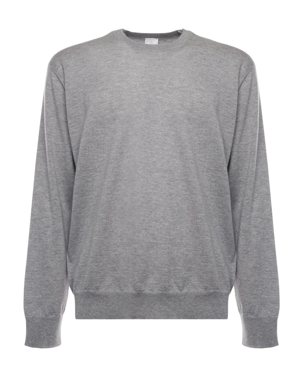 Eleventy Gray Crew Neck Knitwear for men
