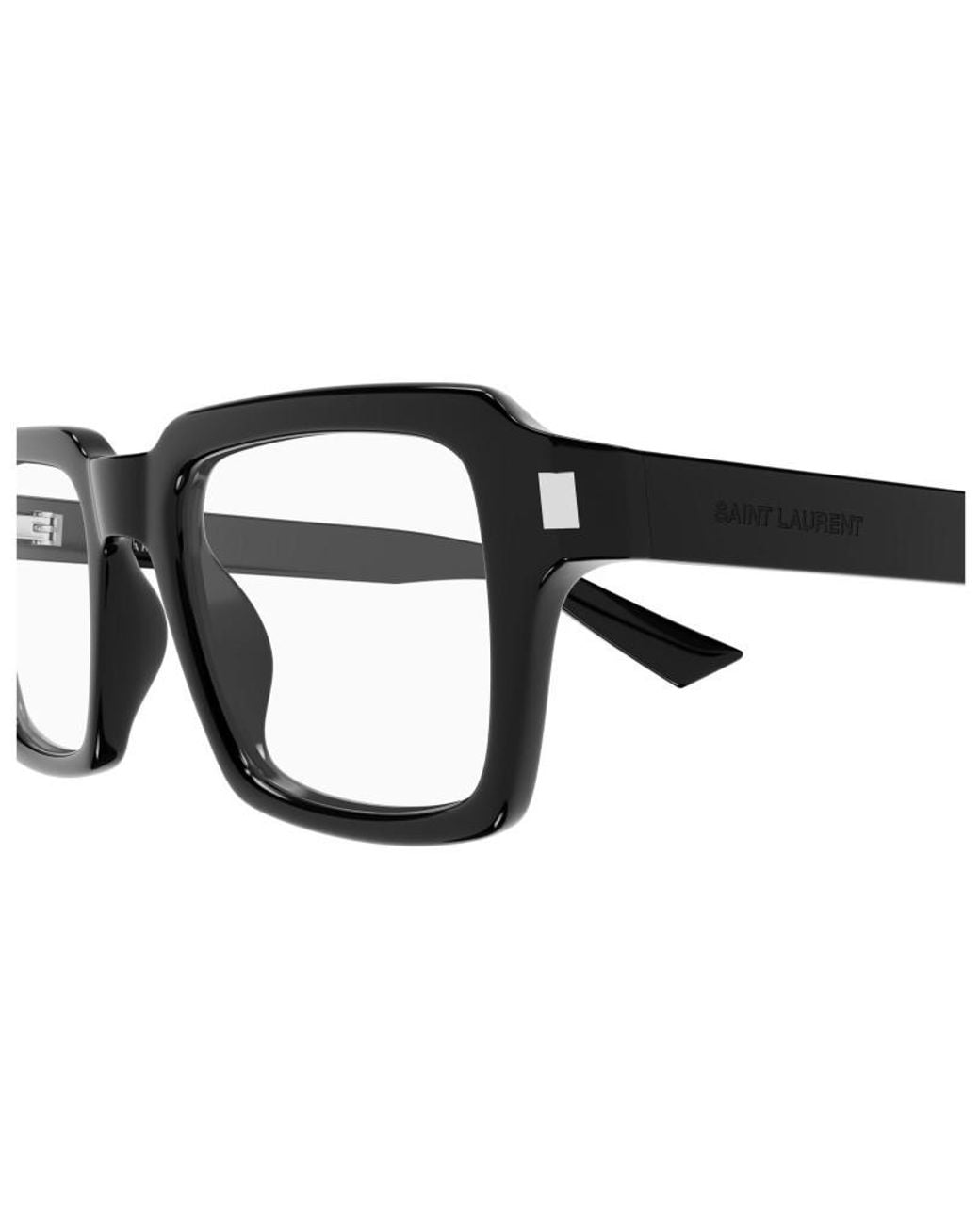 Saint Laurent White Square-Frame Glasses for men